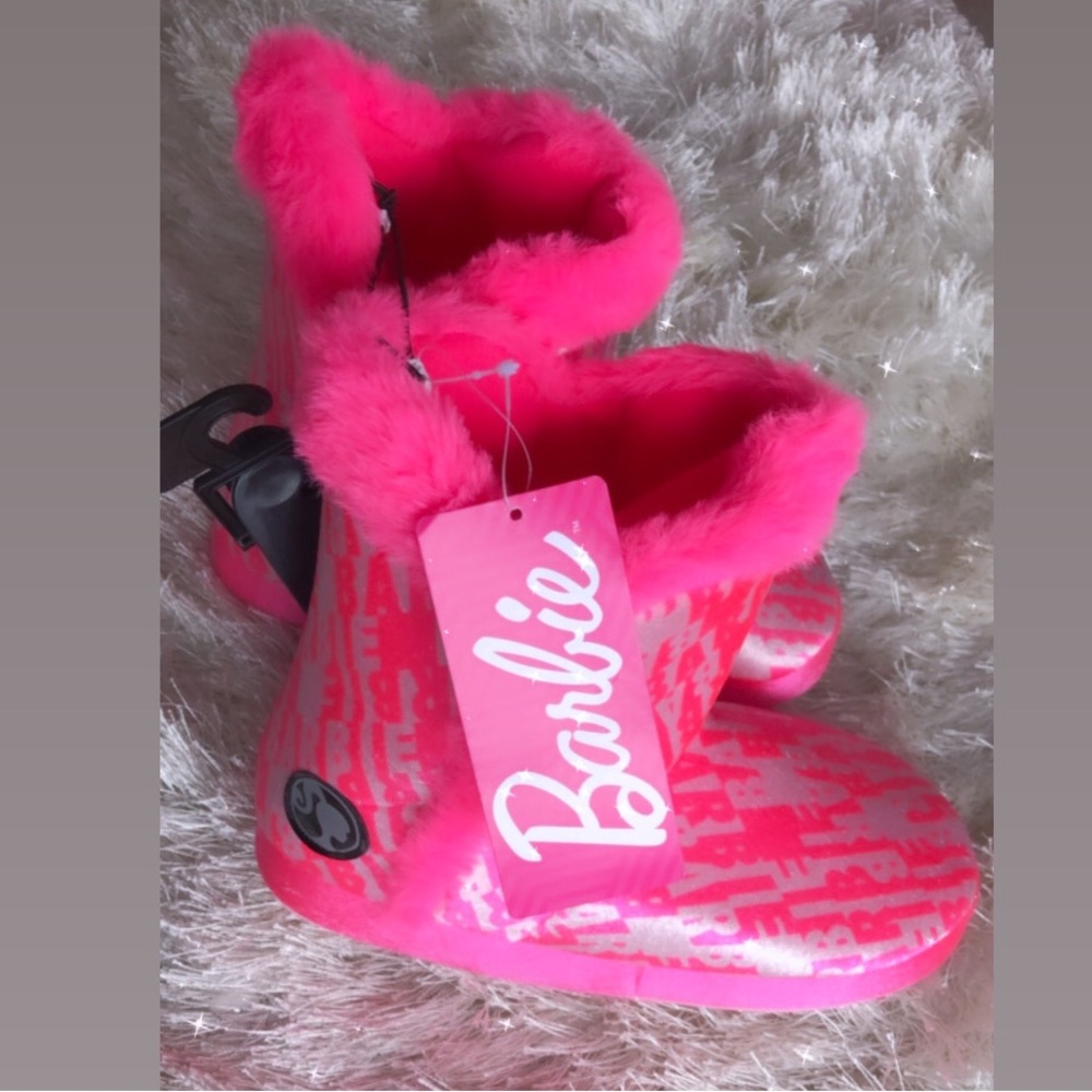 BARBIE BOOT SLIPPERS ✨